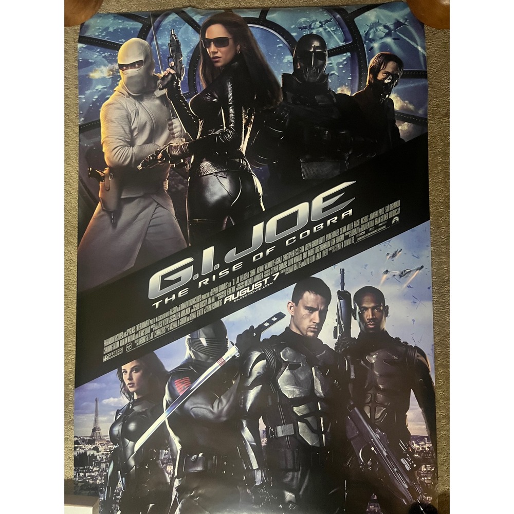 GI Joe Rise of Cobra 2009 Original DS 27x40 Advance Movie Poster